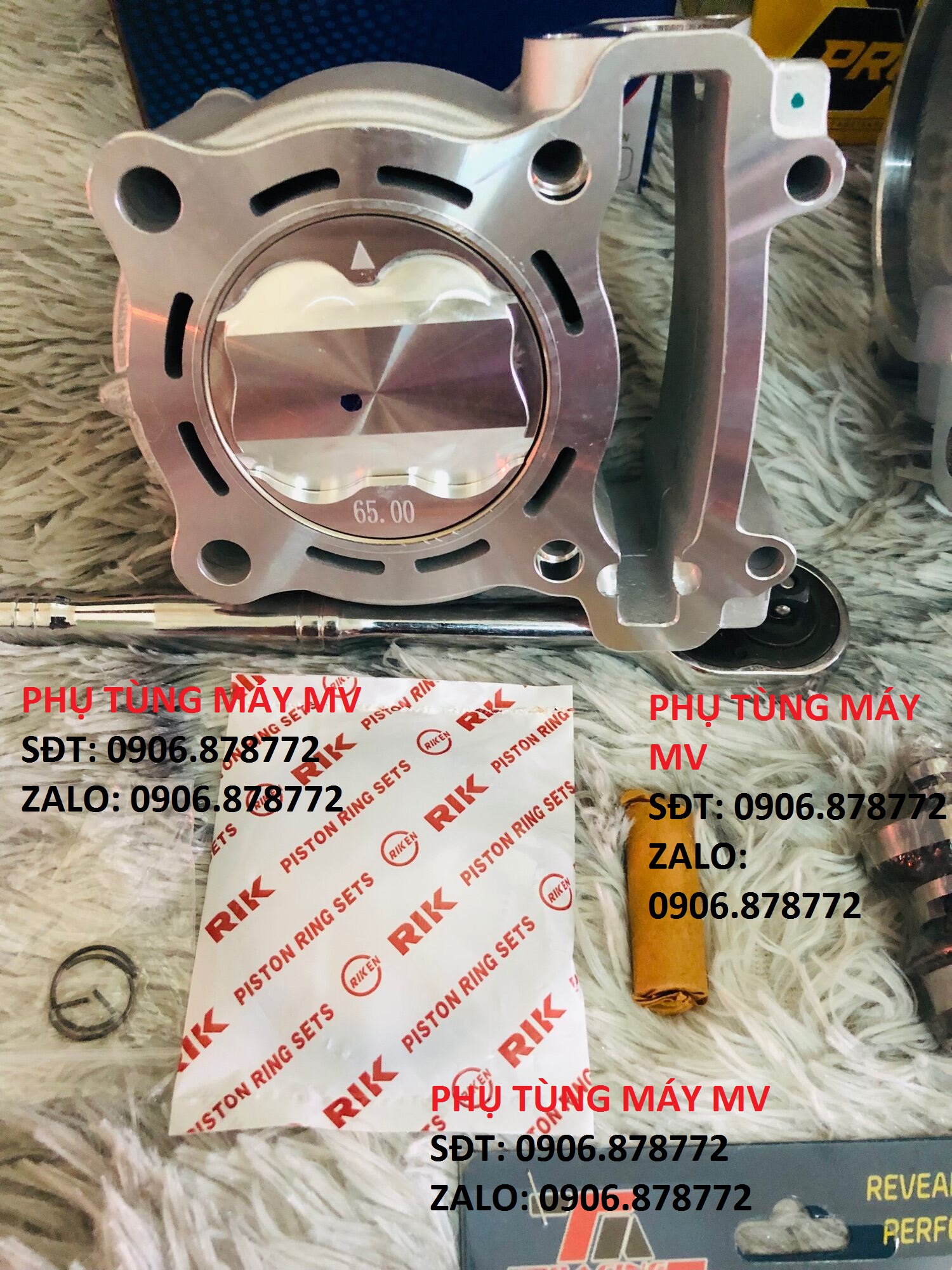 Combo đầu lòng 65zz dành cho xe Ex135/150. Mã 12.