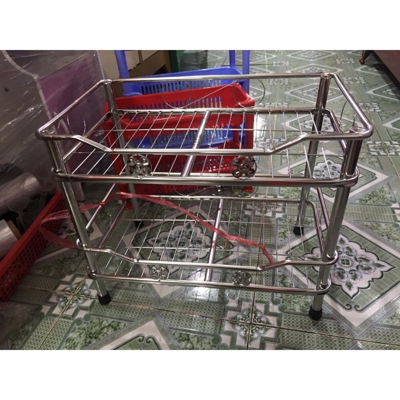 Kệ chén inox đứng 2, 3, 4 tầng