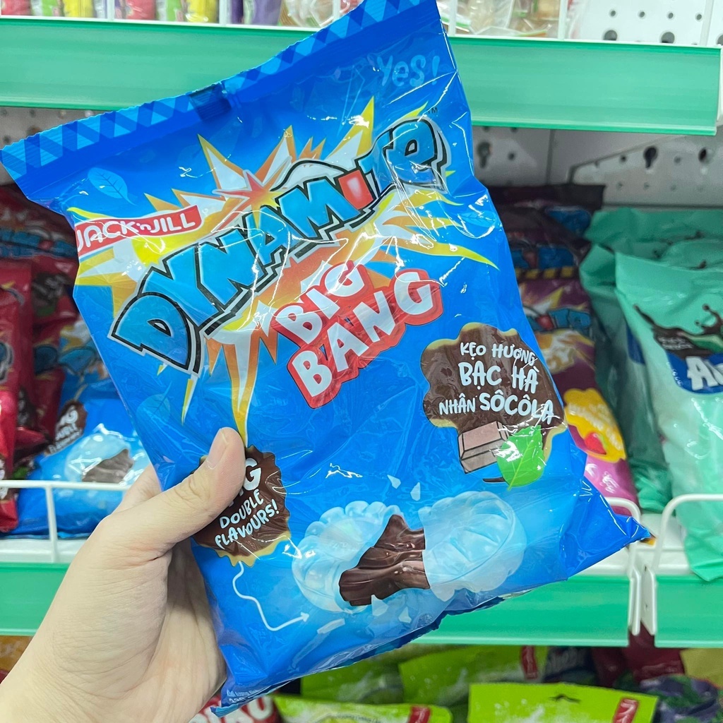 Kẹo Dynamite Big Bang gói 330g (vị Bạc Hà/Socola)