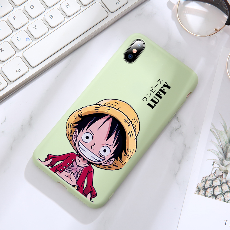 Applicable To Iphone X Phone Case One Piece Iphone11pro Anime Q Version Luffy Xs Xr Ultra Thin Frosted Silicone 7 8 All Inclusive Promax Drop Resistant Plus Fashion Brand Men 8p5se Women Lazada Ph