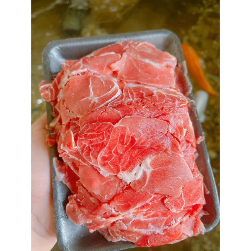 Bắp bò hoa cắt lát khay 500g (giao tphcm)