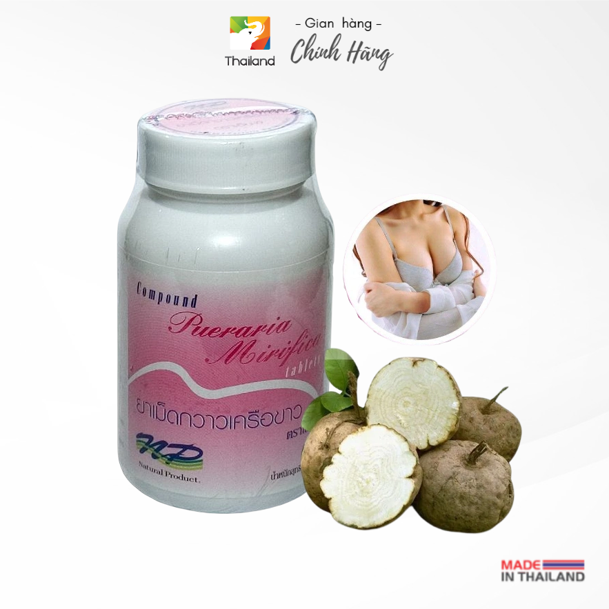 Viên uống nở vòng 𝟙 nội tiết tố sâm tố nữ Pueraria Mirifica thái