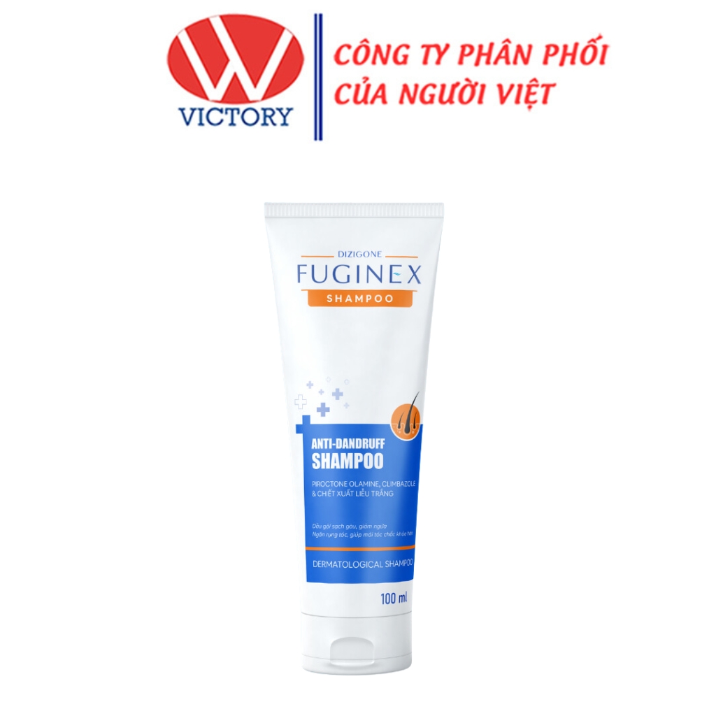 Dầu gội dizigone fuginex - dầu gội sạch gàu, giảm ngứa - chai 100ml - vic pharmacy