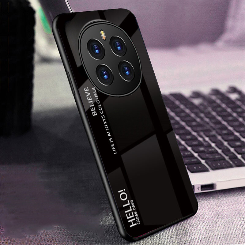 Phone case Honor Magic 7 Pro Gradient Mirror Tempered Glass Protector Hard Back Cover Honor Magic 7Pro Case. 