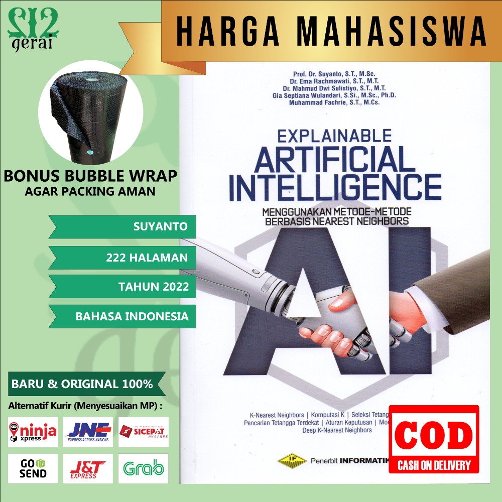 BUKU EXPLAINABLE ARTIFICIAL INTELLIGENCE SUYANTO | Lazada Indonesia