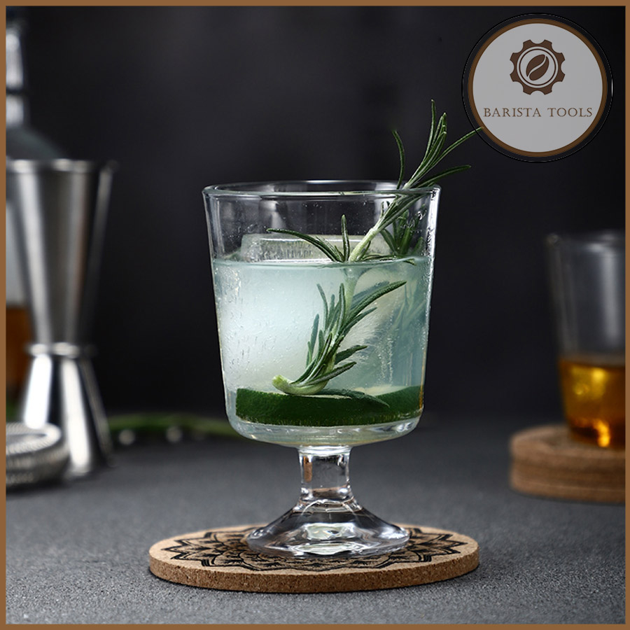 Đế lót ly cocktail hoa văn gỗ nén