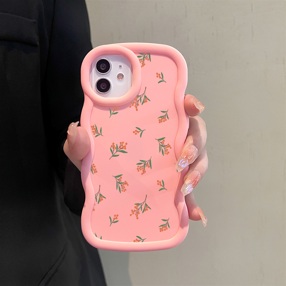 AMORVOR for OPPO A31 2020 Back Cover Full Screen Fruit Pattern Luxury Phone Case Macaron Wave Soft Silicone Mobile Cover. 