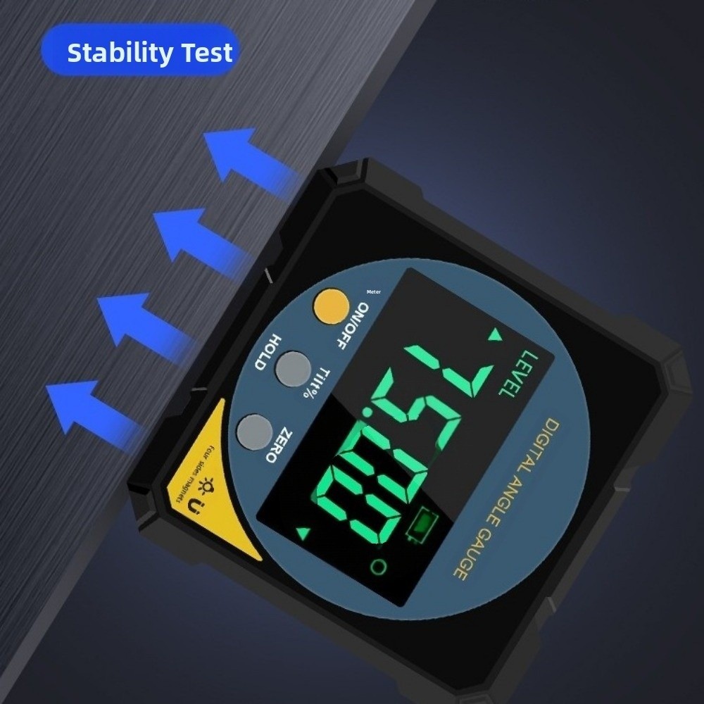 Tilted Ruler Portable Rechargeable Laser Angle Ruler Magnet Tilt Dual Laser Digital ...
