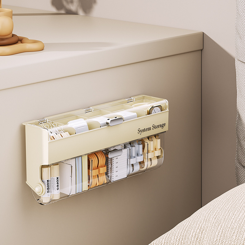 Storage box Wall hanging box Multifunctional wall-mounted storage box Finishing box Underwear socks wardrobe side drawer