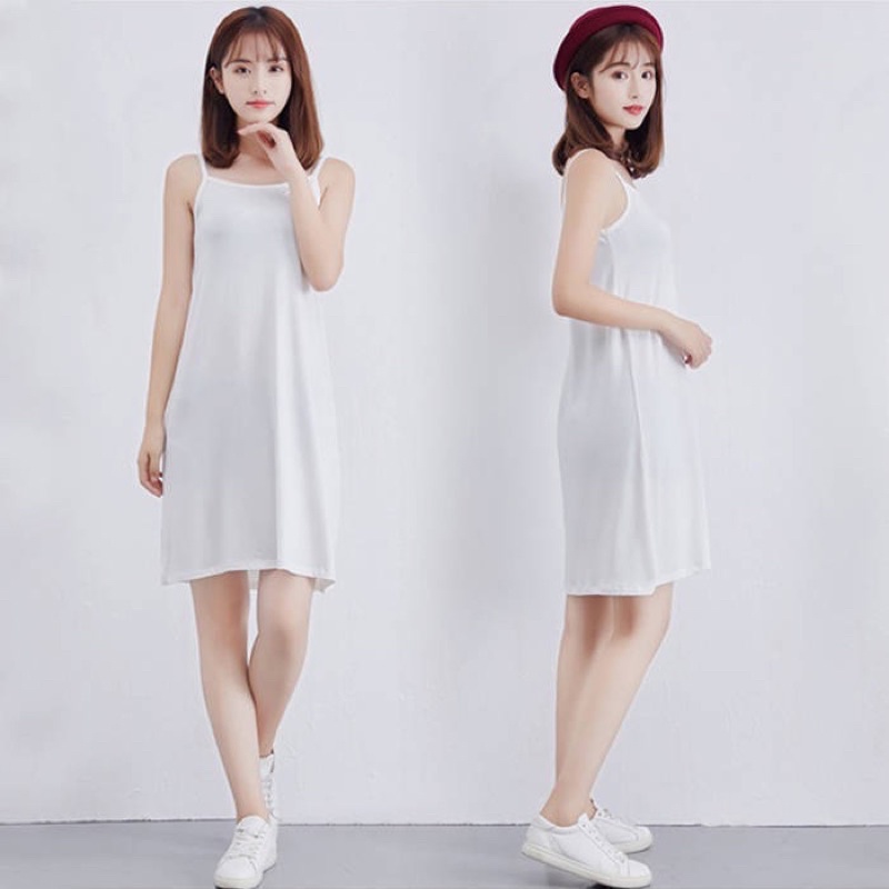 Áo thun, váy thun 2 dây mặc bên trong
