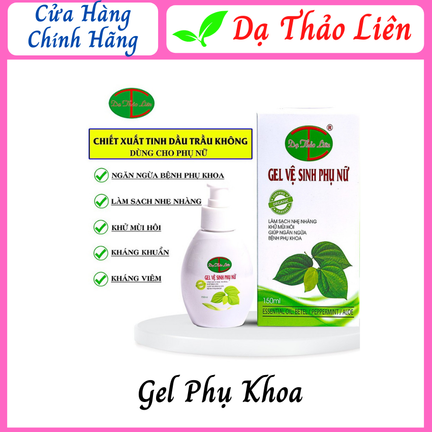 [FreeShip+Quà] Gel Vệ Sinh Phụ Nữ Dạ Thảo Liên 150ml