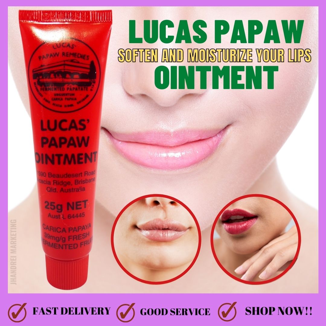 TOP TRENDING!! Lucas Papaw Ointment 25g for Chapped Lips, Minor Burns