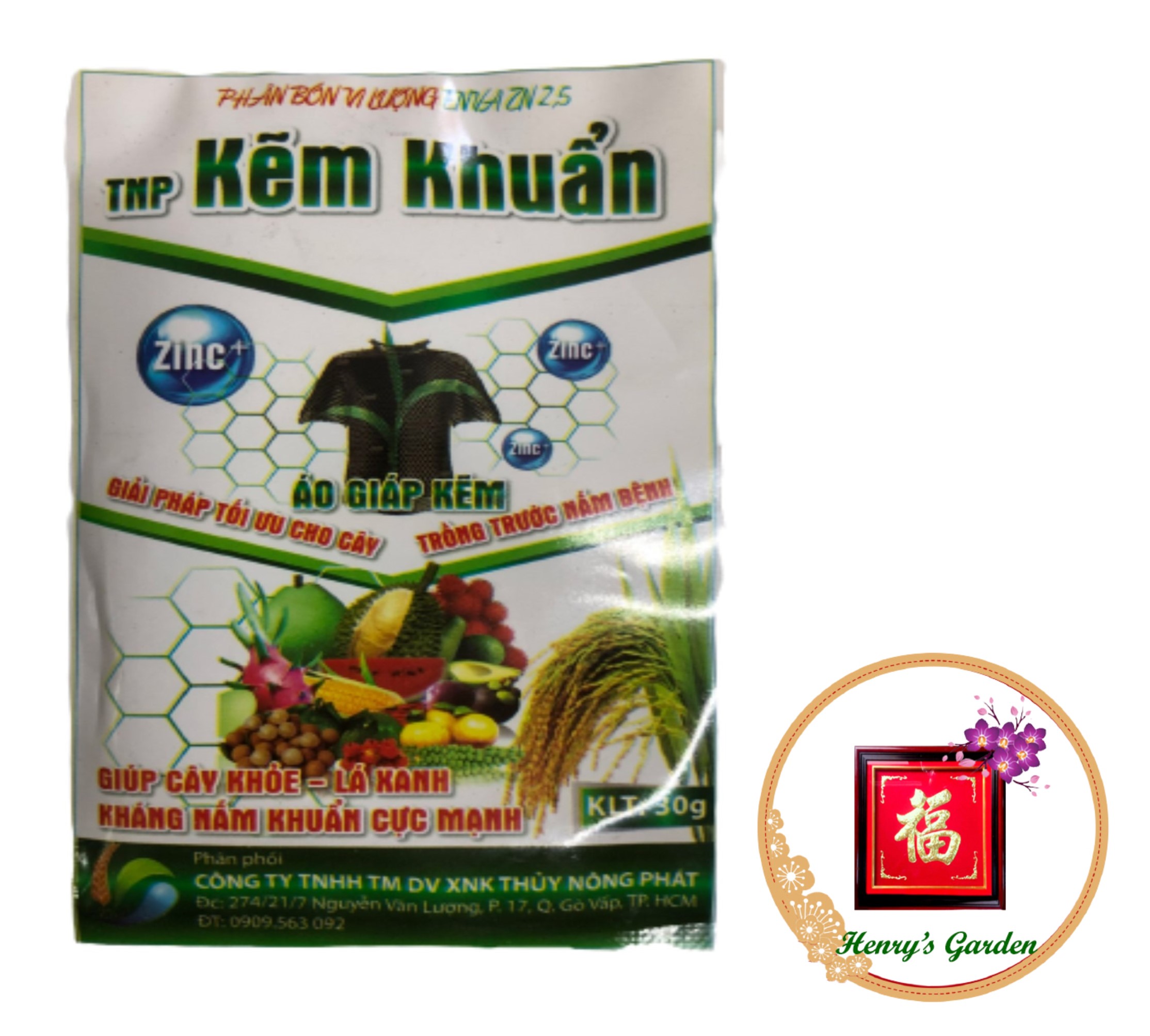 Phân bón vi lượng enza zn 2,5 tnp kẽm khuẩn - #592a# 30g