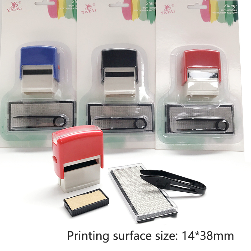 【SkinHorizon】Rubber Stamp Kit DIY Custom Personalized Self Inking Business Address Name Number Letter Stamp Handicrafts Printing Rubber Stamp. 