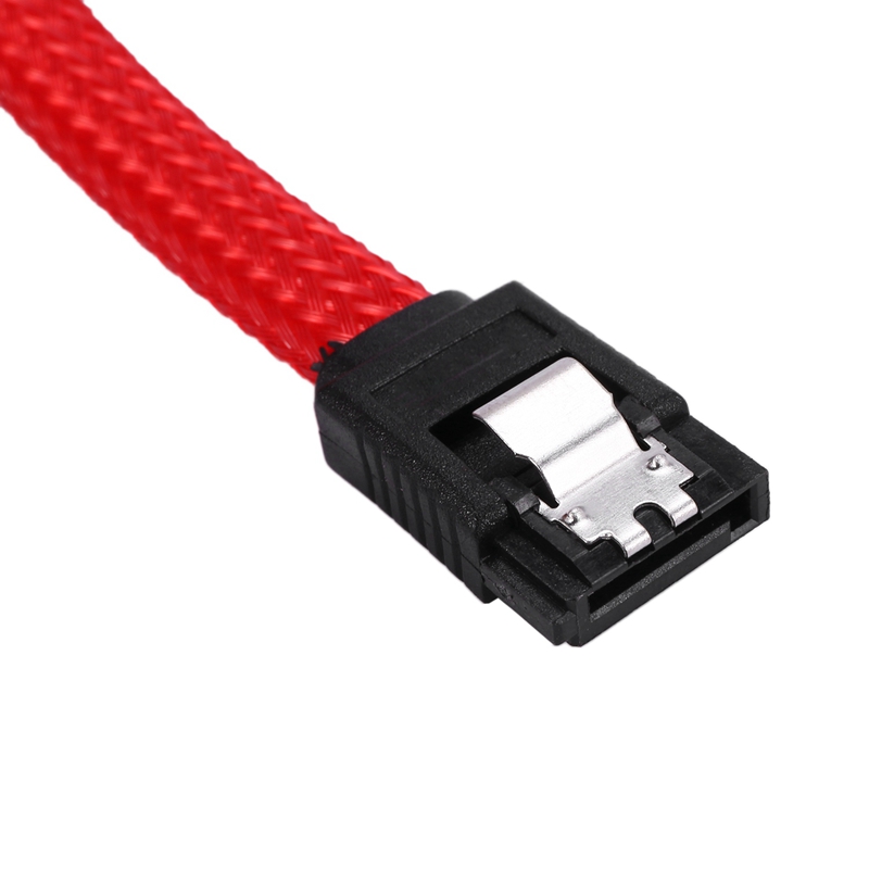 50CM SATA 3.0 III SATA3 7pin Data Cable Right Angle 6Gb/s SSD Cables HDD Hard Disk Data Cord with Nylon Sleeved