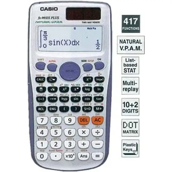 Scientific FX-991ES Plus Calculator 1 Pcs Box New Arrivals For A/L Exams