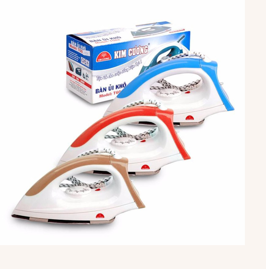 Bàn ủi điện Kim Cương,bàn là giúp tiết kiệm điện ủi nhanh chóng tiện lợi hỗ trợ bảo hành khi bị lỗi