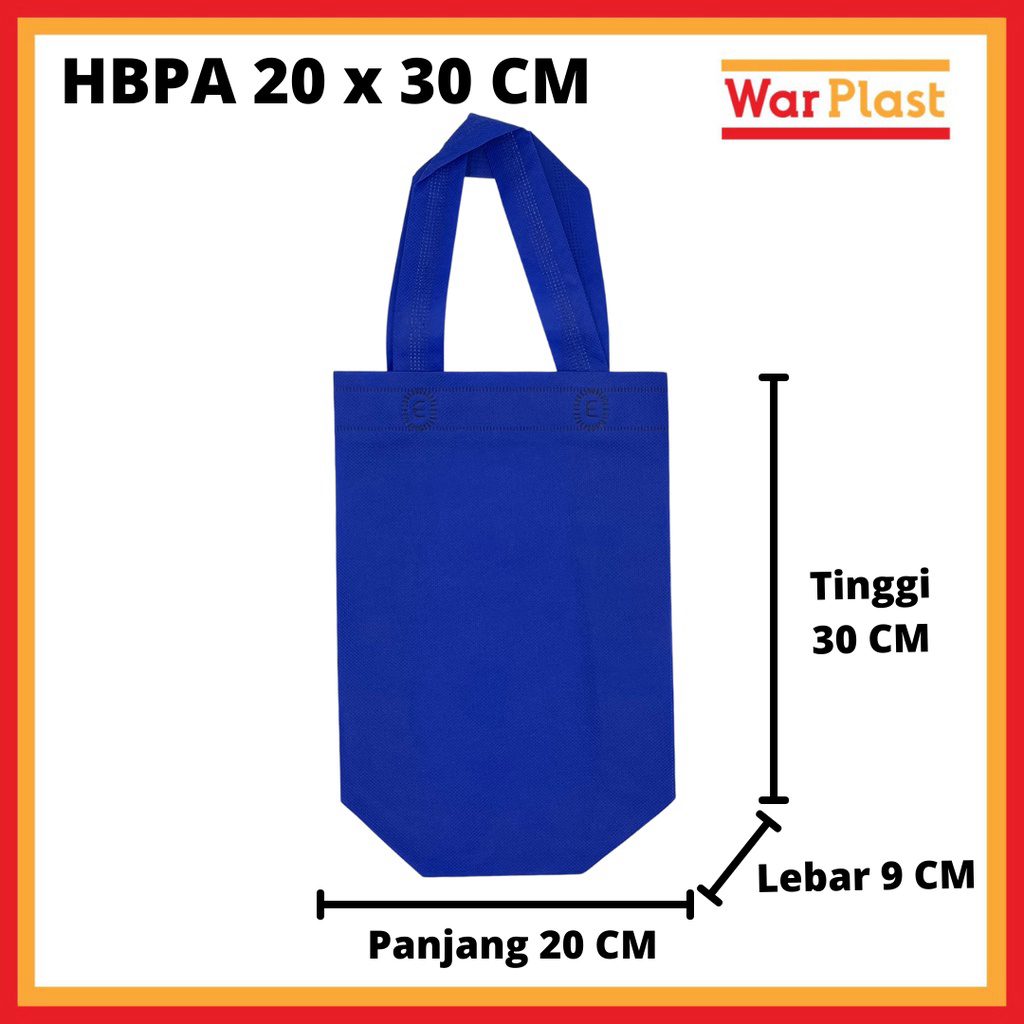 Tas Spunbond Box 35x40 cm Goodie Bag Alas Kotak tas belanja tas