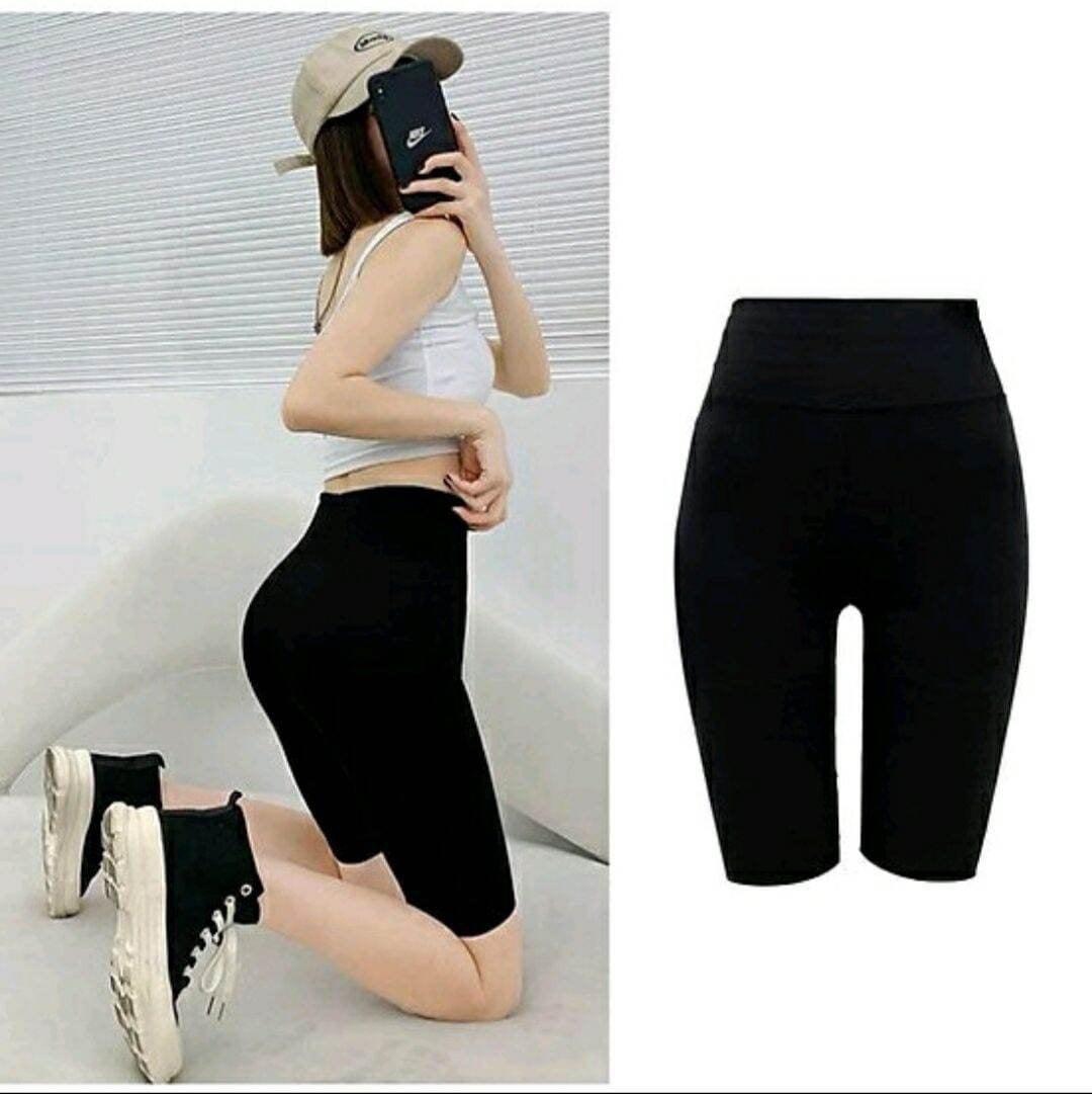 Quần legging đùi cuộn tím siêu Hot