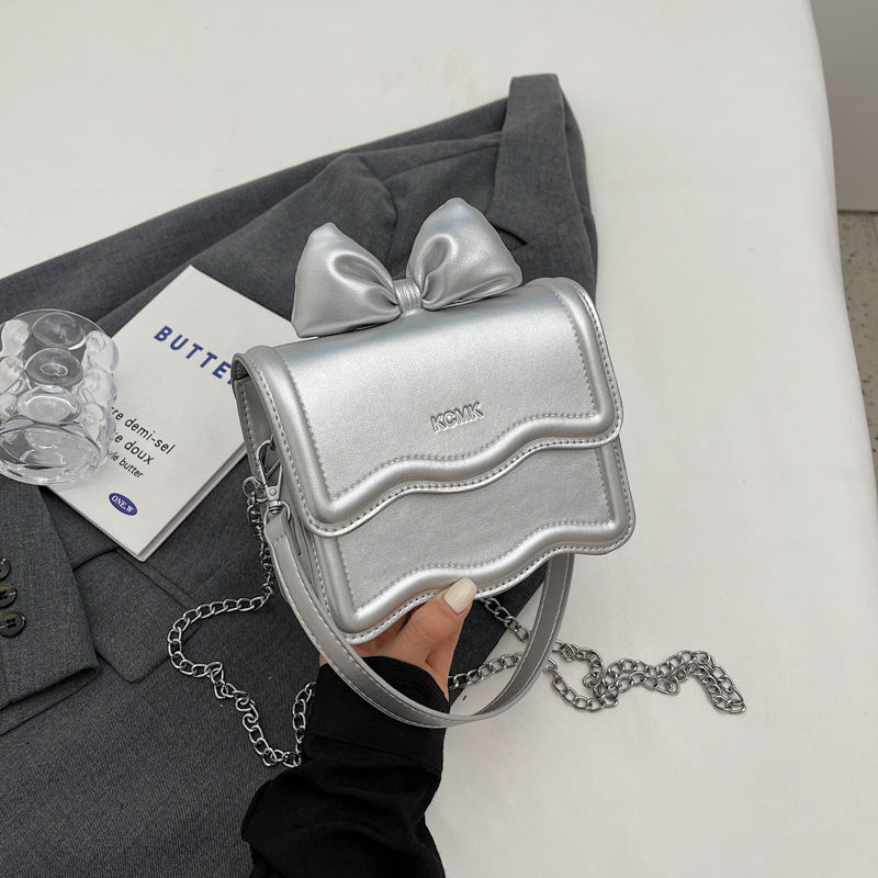 C&K Bow mini Clutch Korean-style mini crossbody bag