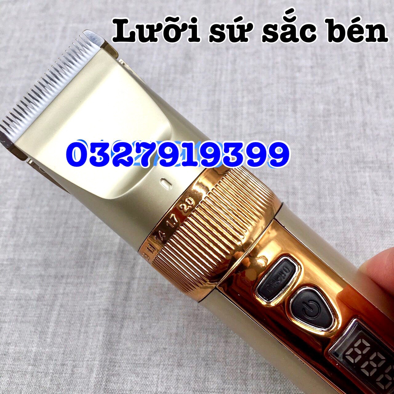 Tông đơ cắt tóc cao cấp 2 pin M6