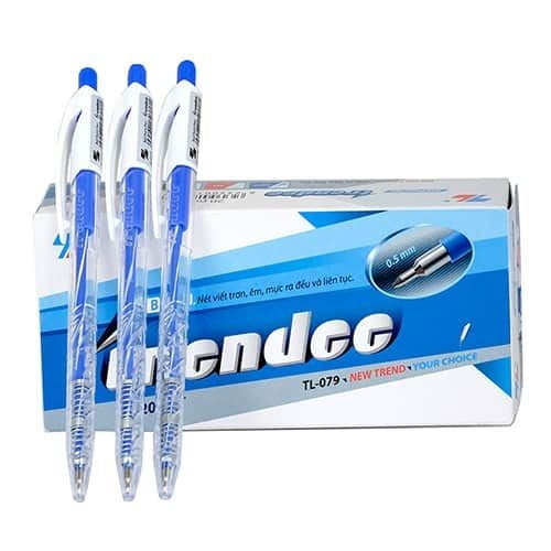 Bút bi thiên long tl-079 - treeden - xanh