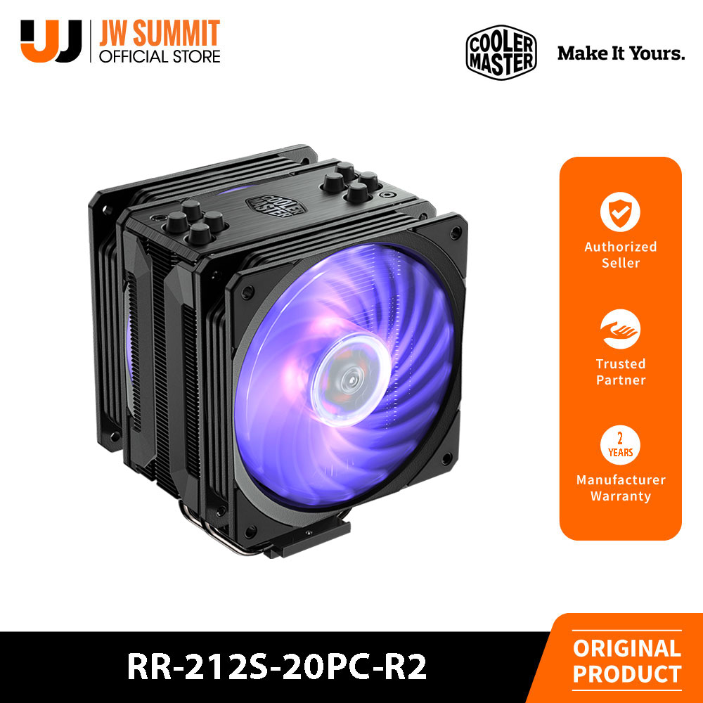Cooler Master CPU Fan Hyper 212 RGB Black Edition, 4 Direct Contact