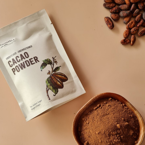Combo Bột Ca Cao 80g Và 5 Viên Socola 5g Stone Hill