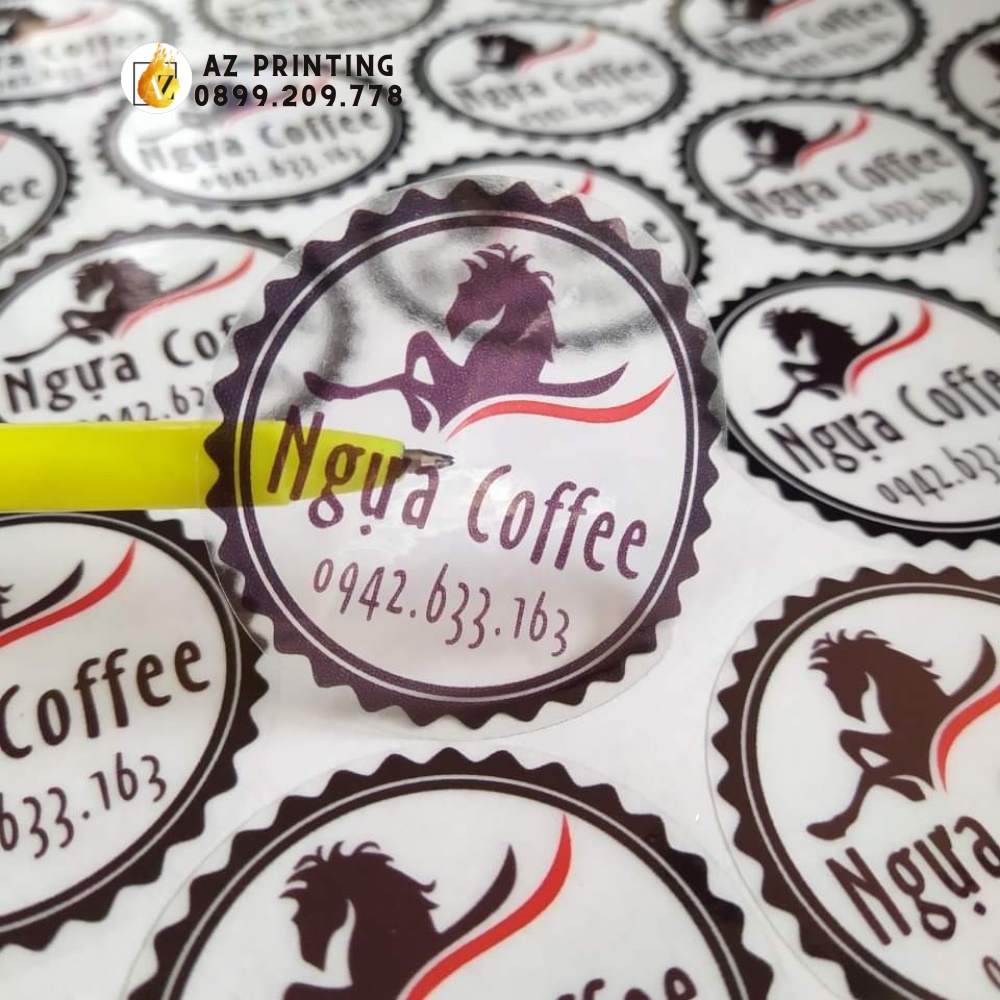 In tem nhãn, In decal theo yêu cầu