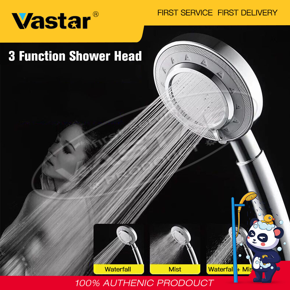 Vastar Water Saving High Pressure Boosting Shower Sprayer Head SAVE