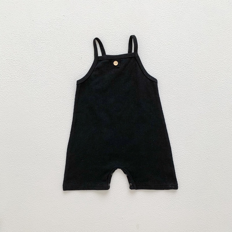 Romper hai dây cotton mềm mát cho bé gái