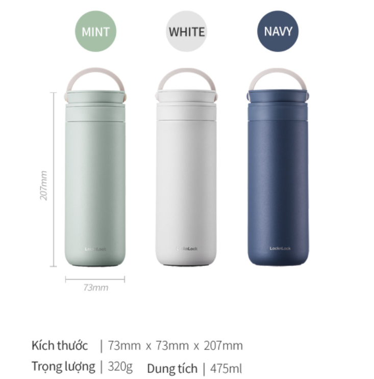 Bình giữ nhiệt Lock&Lock Metro Two Way 475ml - LHC4274