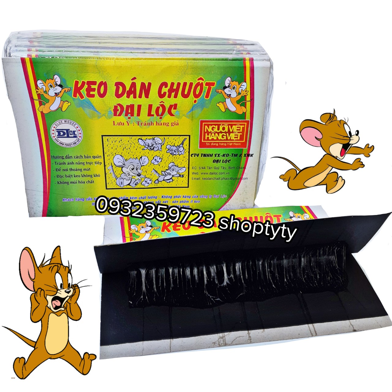 1Lock 20 Miếng Keo Dán Chuột, Chuột  Phải Chạy Xa