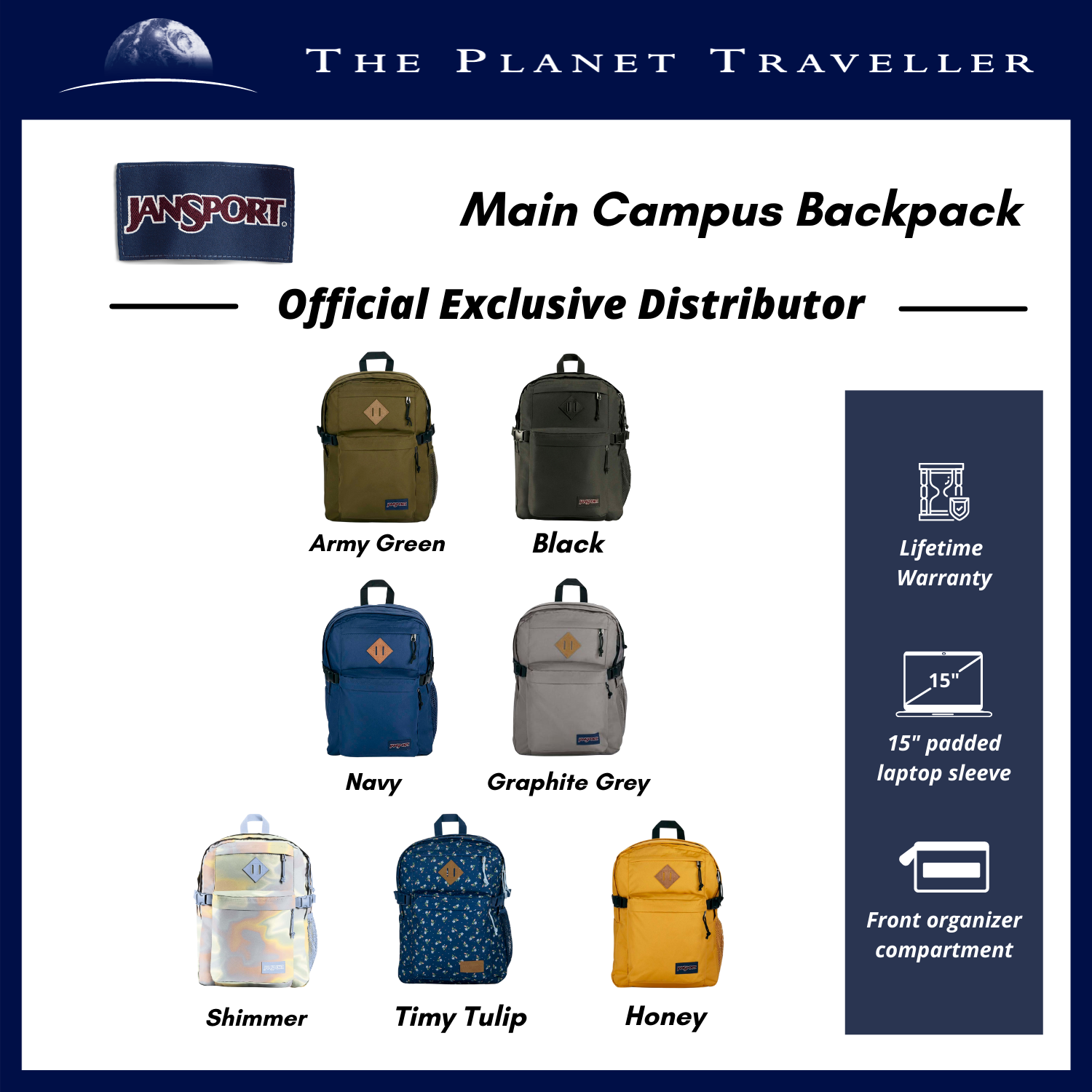 JanSport Main Campus Backpack | Lazada 