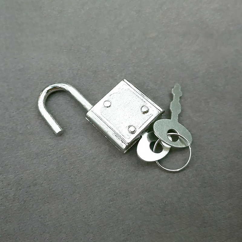 Notepad Lock Mini Retro Padlock for Notepad Diary Small Luggage Box Lock With Keys ...