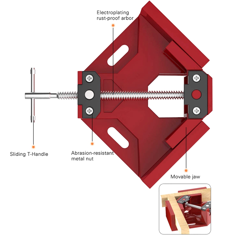 KATSU 90 Degree Right Angle Clamp, Heavy Duty Right Angle Welding