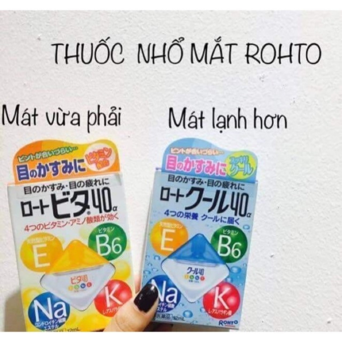 Nhỏ mắt Rohto Nhật Bản