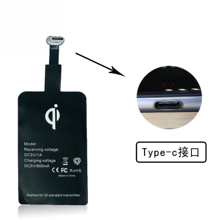 USB Wireless Charger Universal Android USB Type-C Wireless Charger Adapter Receiver Module