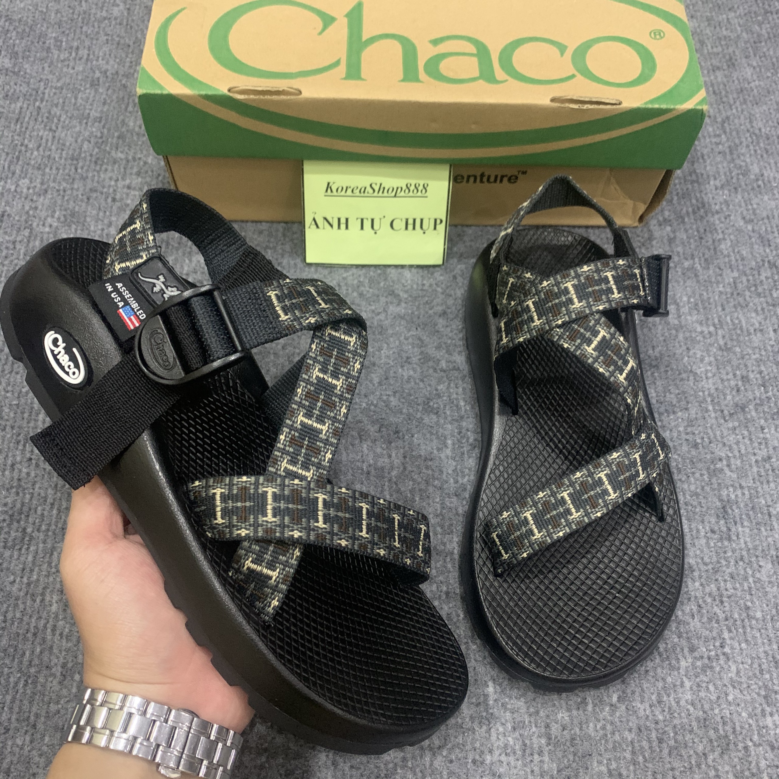 Dép Xăng Đan Nam Chaco Đế Cứng Mã D37