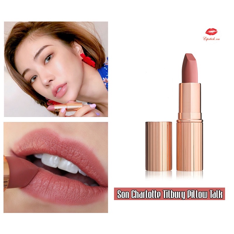 Son thỏi lì Charlotte Tilbury PILLOW TALK/ MEDIUM PILLOW mini