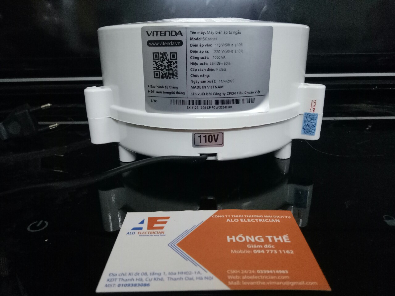 Bộ đổi điện 110V sang 220V loại 1000VA