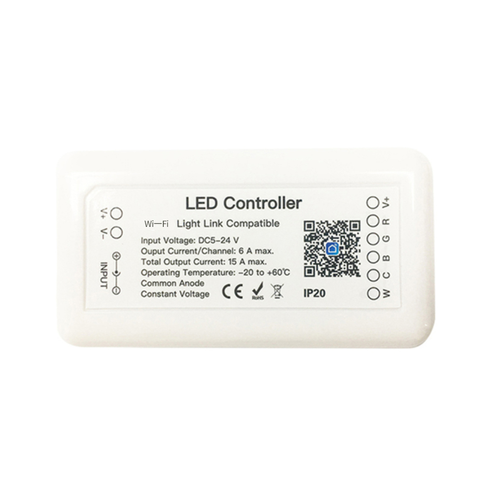 1PC RGBW Dimmable Switch Tuya Smart Home Work With Alexa Google Assistant Diy Wifi Light Strip Controller Smart LED Controller