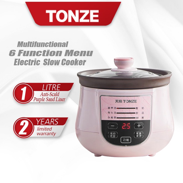 Tonze slow cooker discount how to use