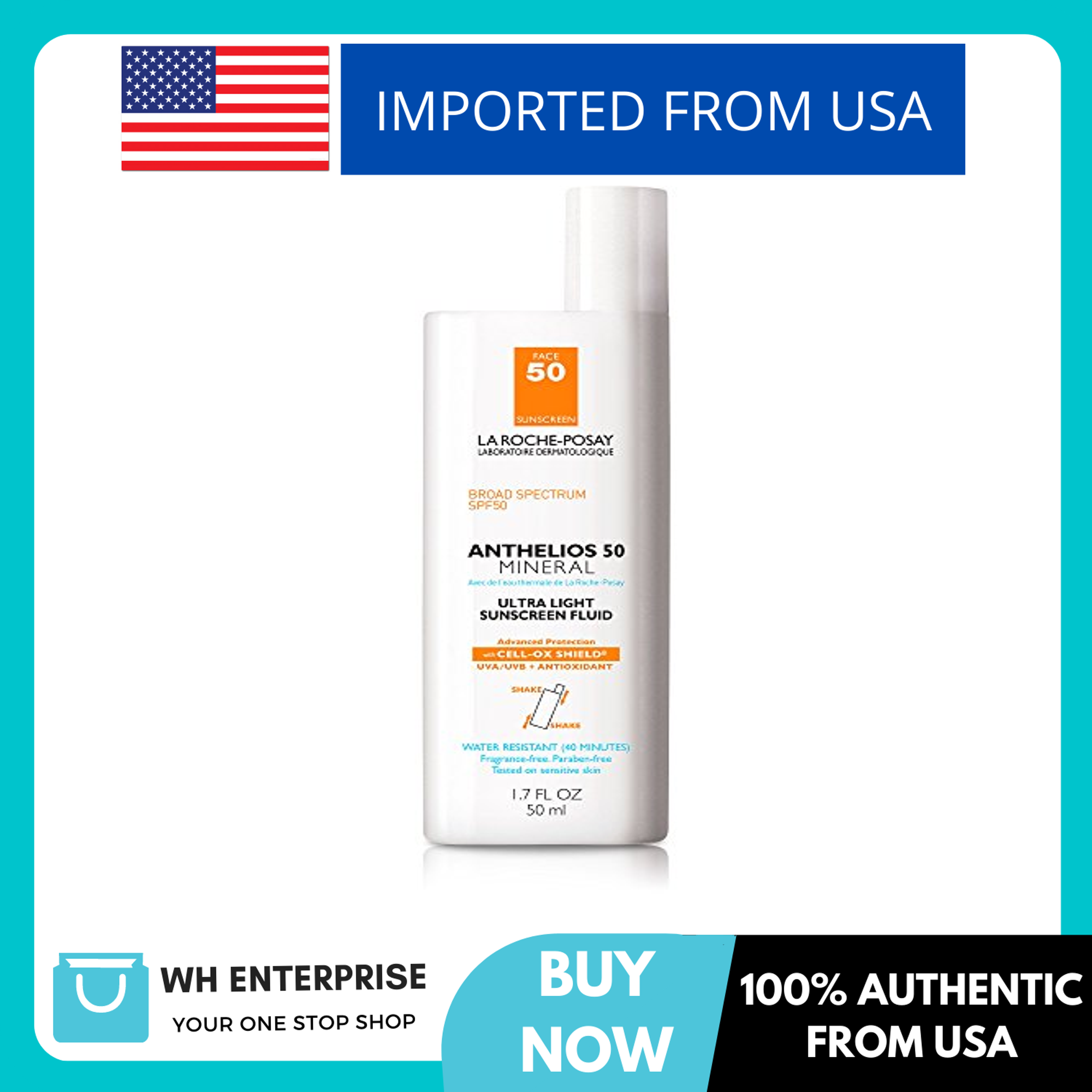 anthelios 50 mineral ultra light sunscreen fluid