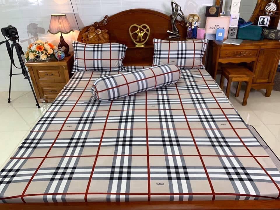 (KÍCH LẠ 2M2*2M) Bộ drap ga thun Hàn quốc