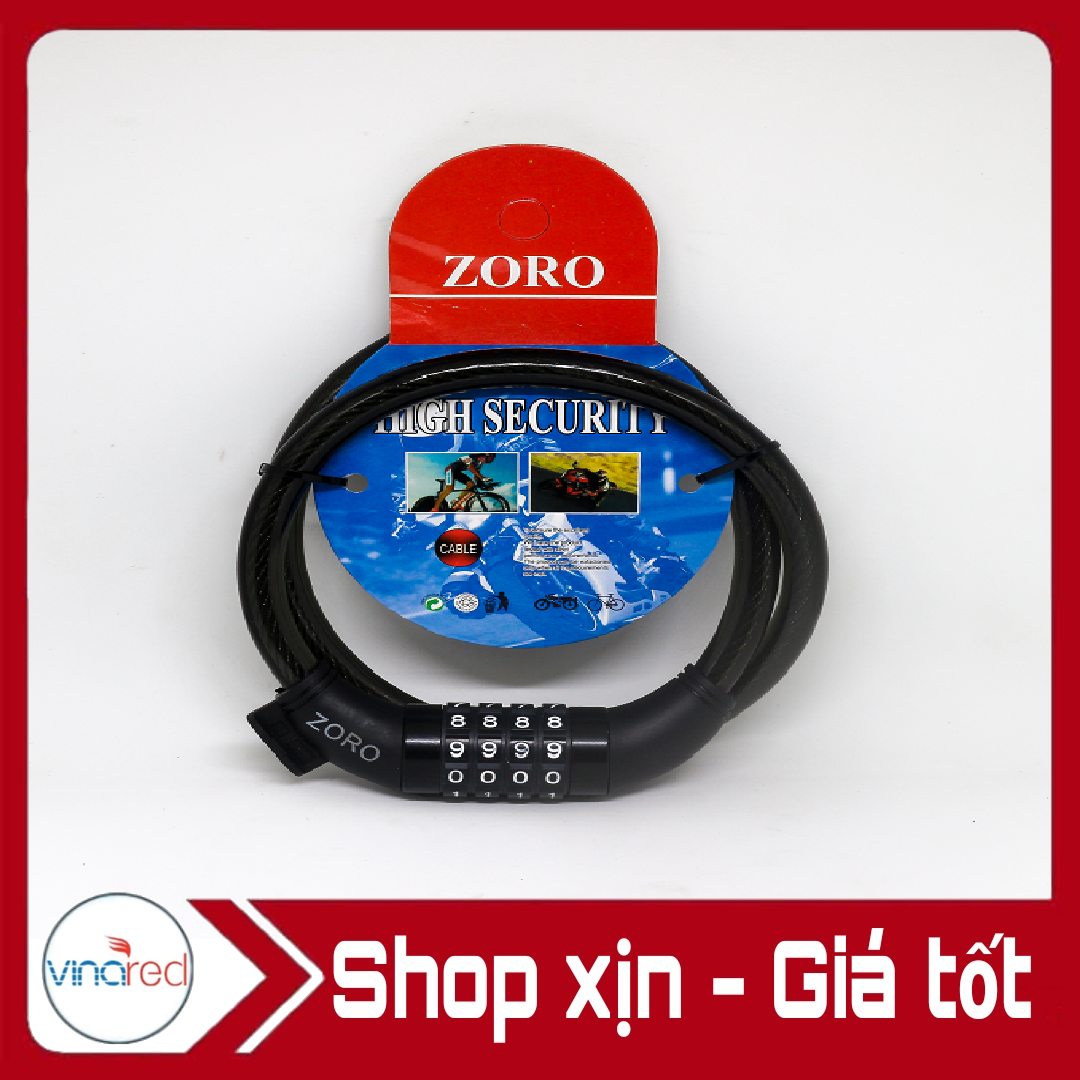 [HCM]Khóa dây SỐ Zoro 80cm mật khẩu