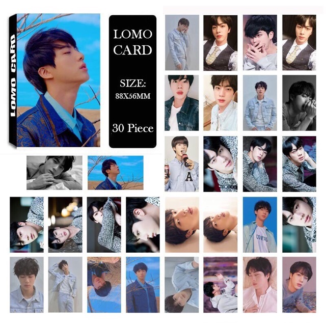 Hộp 30 ảnh lomo card JIN BTS