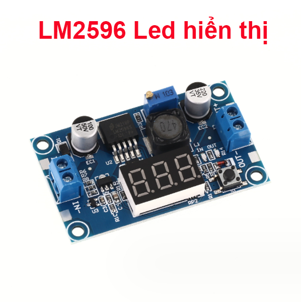 Mạch nguồn giảm áp, hạ áp LM2596S , LM2596 có led hiển thị | Lazada.vn