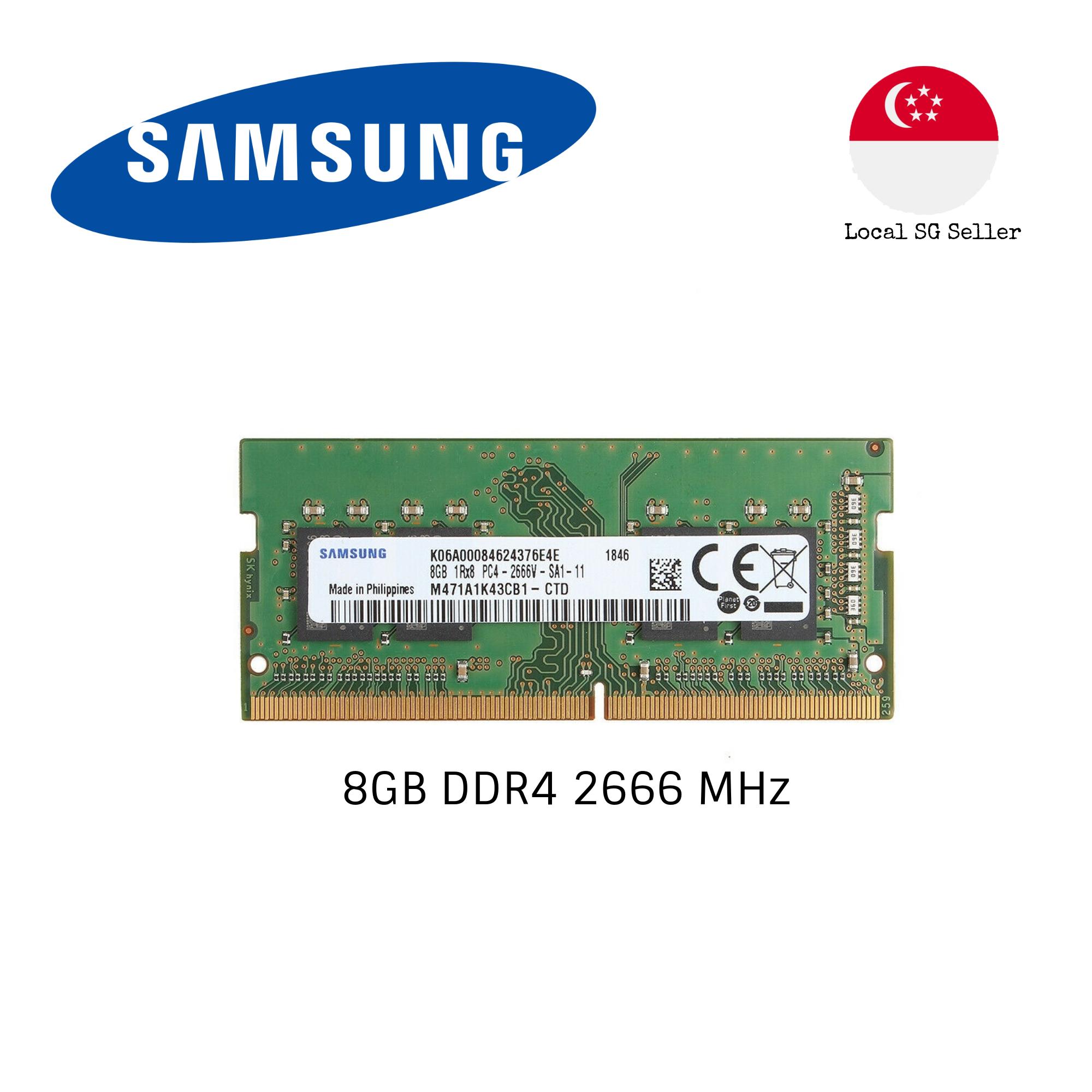 Samsung 8GB (1x 8GB) PC4-2666V PC4-21300 1.2V 1Rx8 260-pin SODIMM