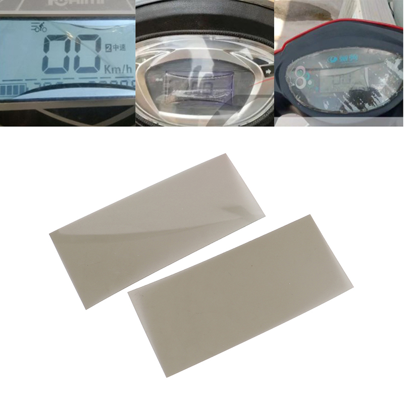 2Pcs 87*41mm LCD Linear Polarized Filter Glossy Polarizer Film Sheets Polarizing For LCD&Artwork Dashboard Display Film JUNLING